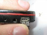 Pic. 35. Dust inside the USB port