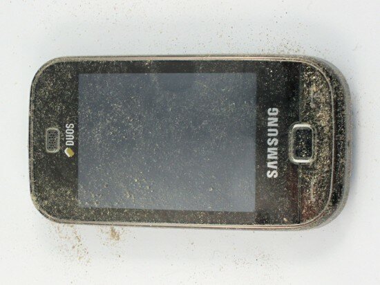 Pic. 8. Here's how the Samsung B5722 looks like after all the tests