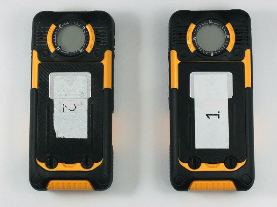 Pic. 32. HereТs how both samples look like after the tests (the rear panels)