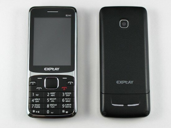 Pic. 3. The Explay B240 from the front and from the back