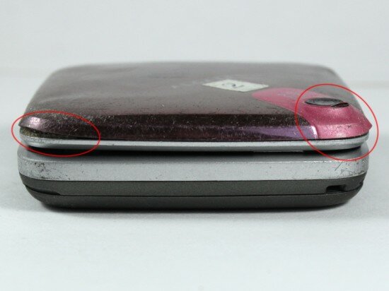 Pic. 31. Melted parts of the phone