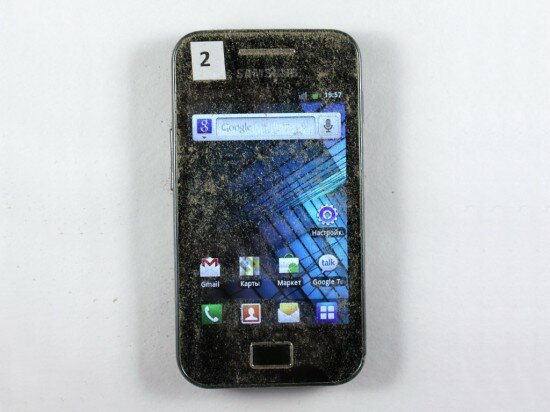 Pic. 13. Here's how the phone looked like after a 1 minute test